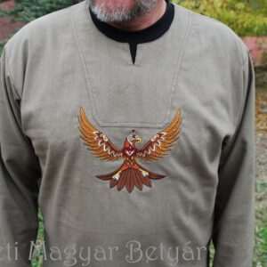 "Atilla" shirt, long-sleeved, brown