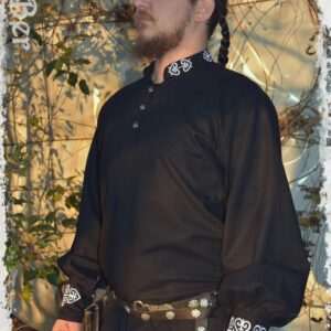 "Solt" shirt, black-white
