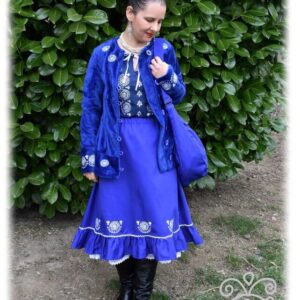 “Radiant Zala” skirt, blue